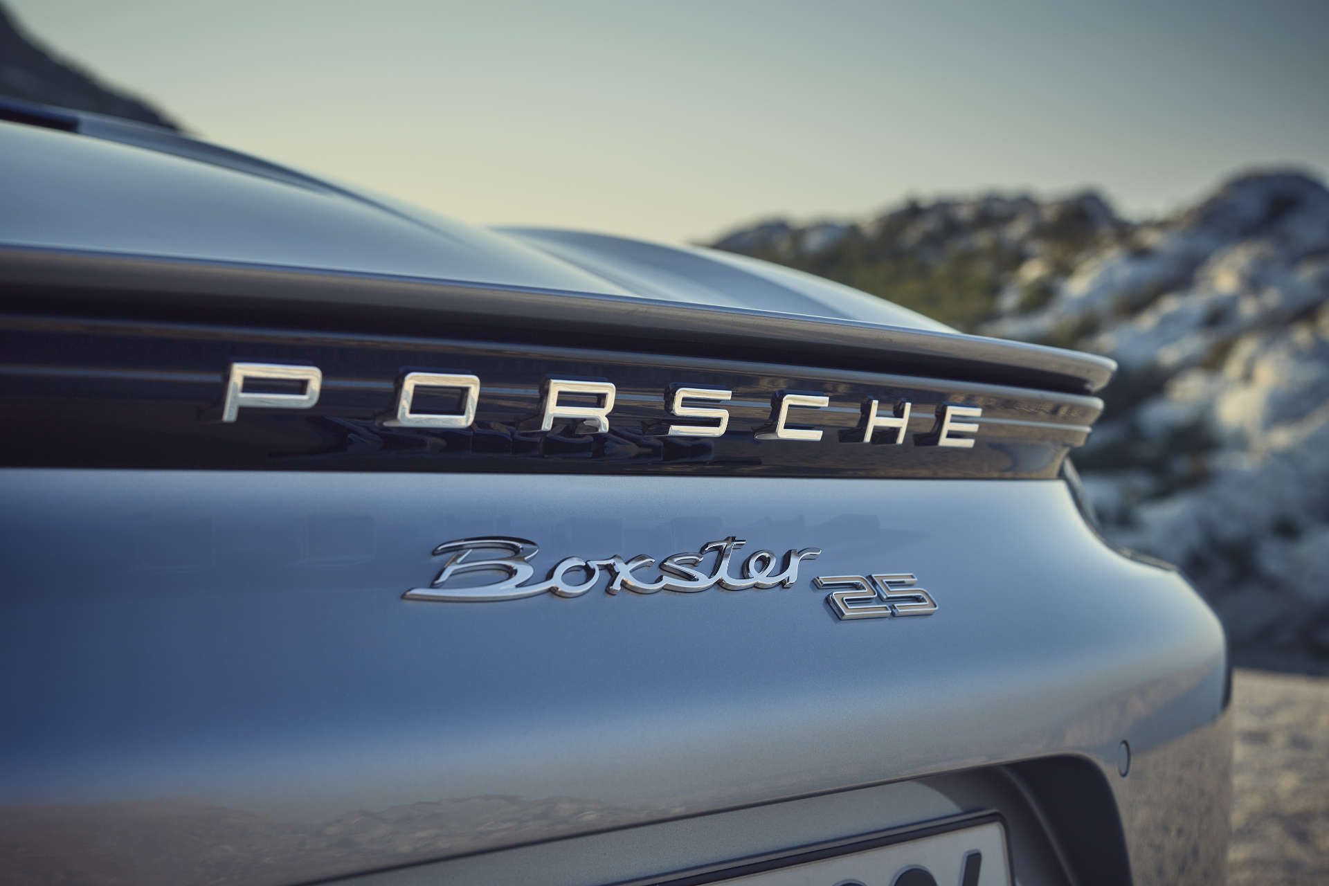 Porsche Boxster 25 Jahre Heck