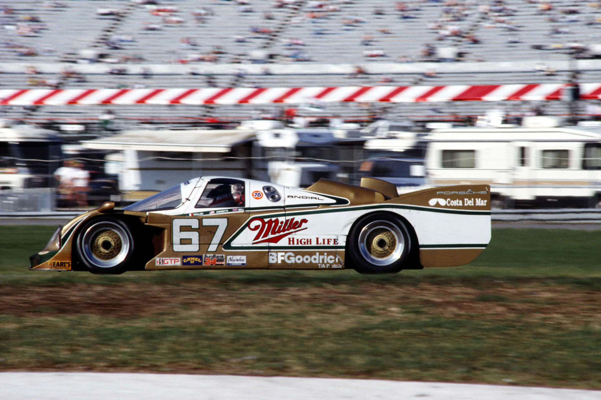 1989 Daytona- Porsche Typ 962 IMSA, Fahrer- Bob Wollek, Derek Bell und John Andretti