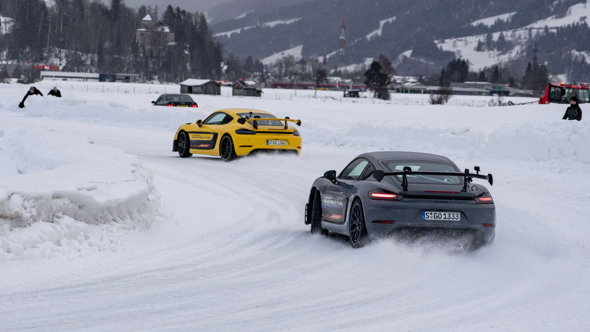 Porsche Drift GP Ice Race