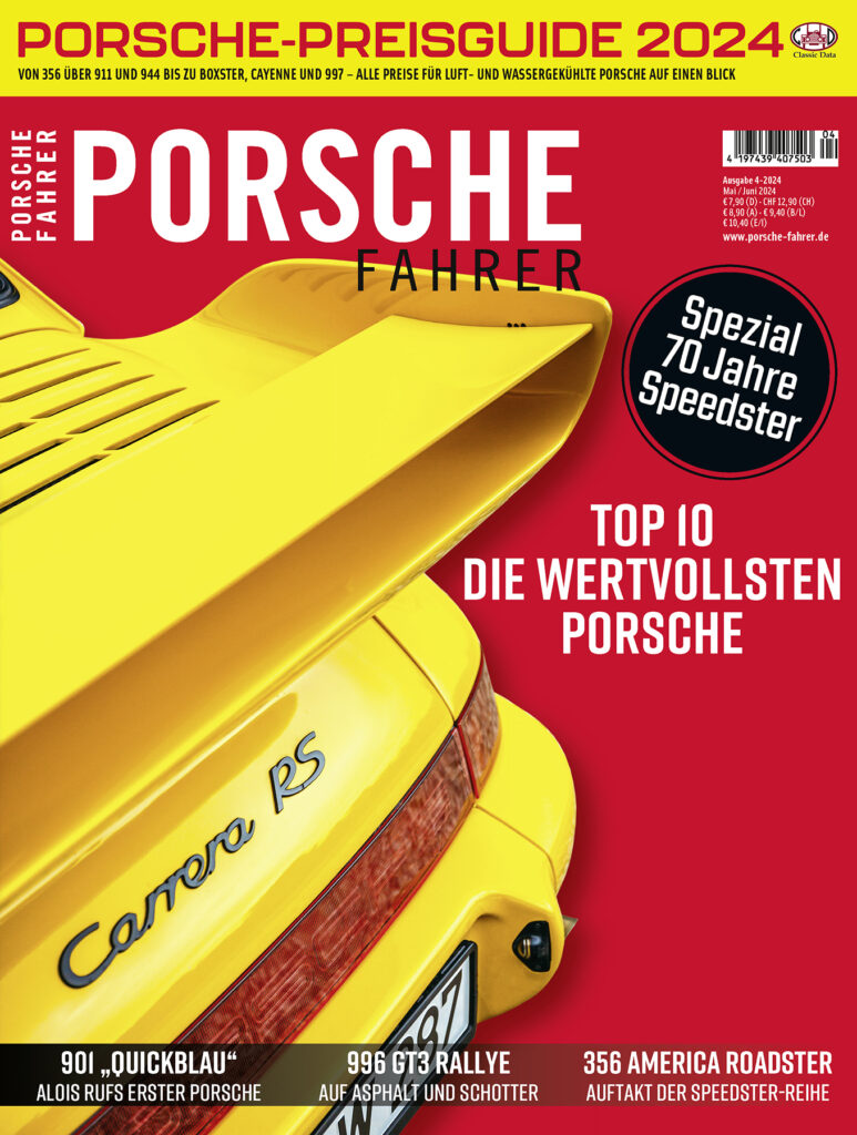 PORSCHE FAHRER-Ausgabe 4-2024 mit Porsche-Preisguide 2024